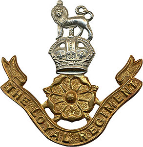 The Loyal Regiment cap badge