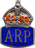 Enamel ARP lapel badge